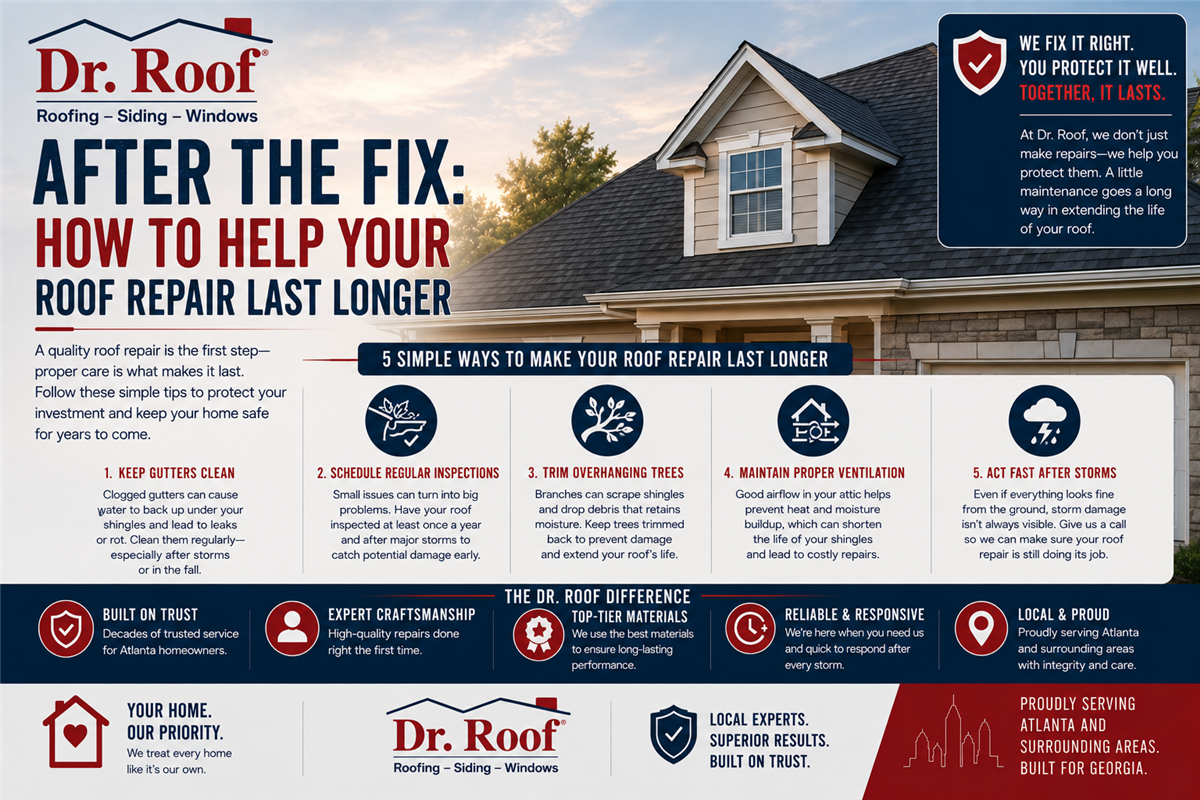 After the Fix: How to Help Your Roof Repair Last Longer