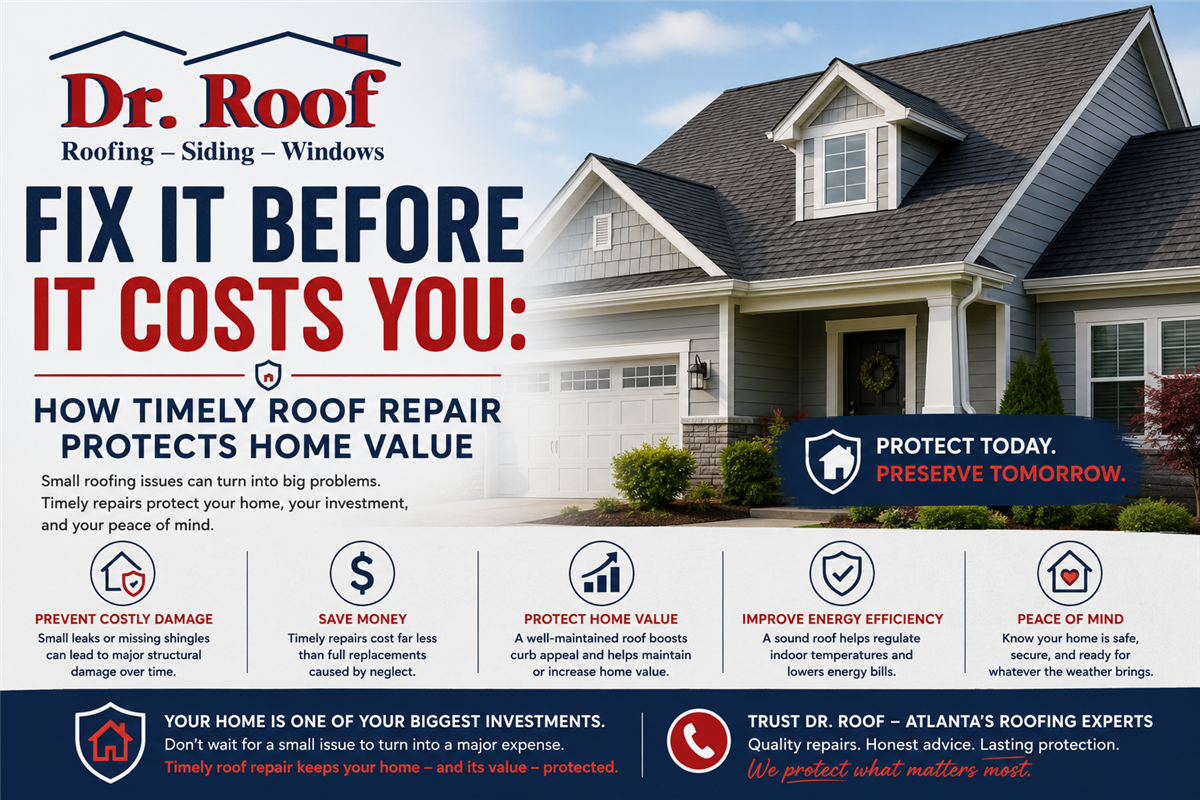 Fix It Before It Costs You: How Timely Roof Repair Protects Home Value