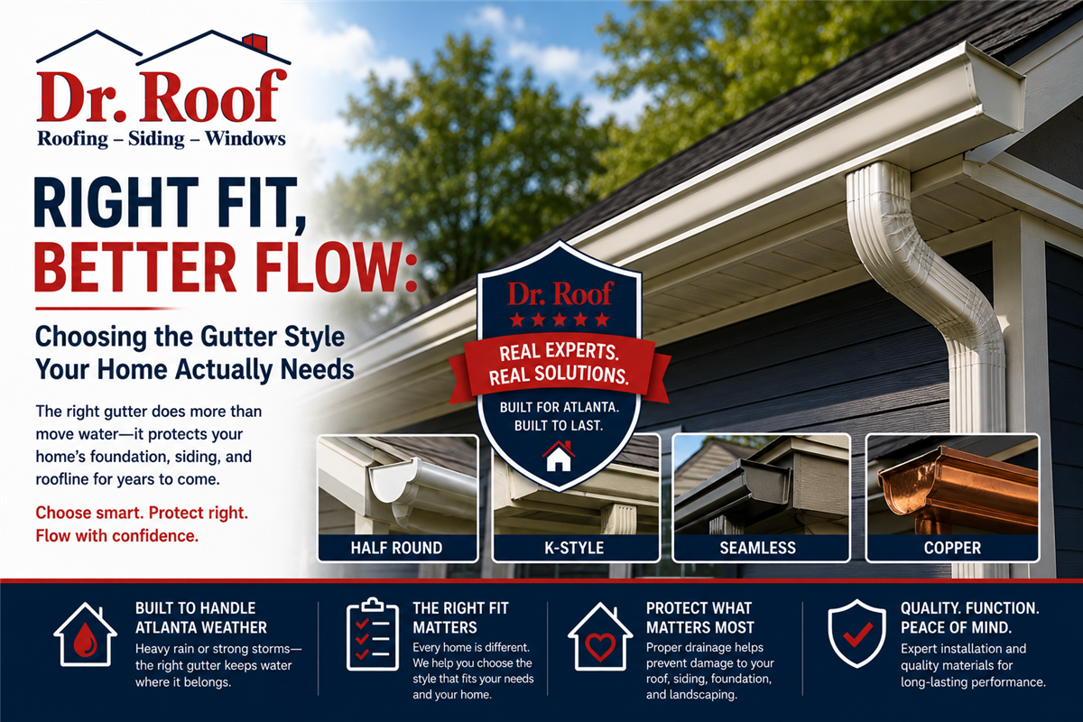 Right Fit, Better Flow: Choosing the Gutter Style Your Home Actually Needs