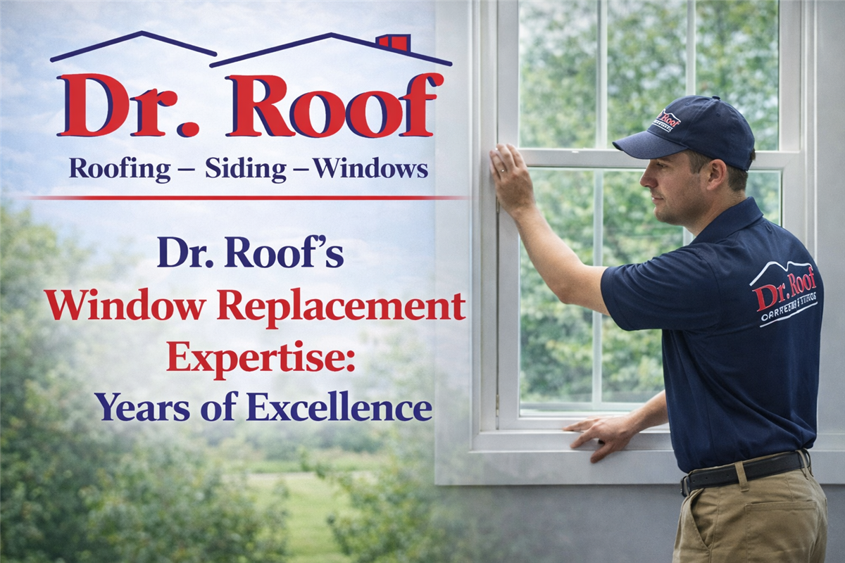Dr. Roof's Window Replacement Expertise: Years of Excellence