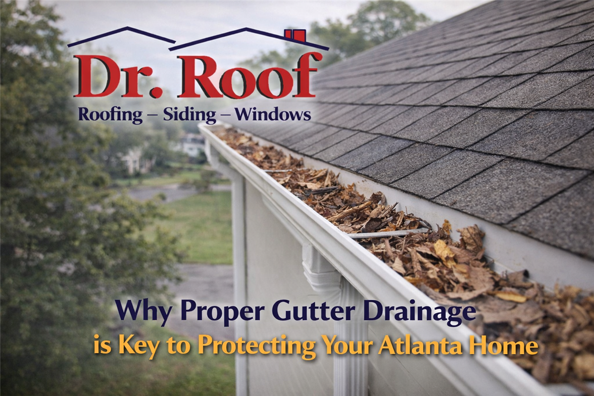 Why Proper Gutter Drainage is Key to Protecting Your Atlanta Home