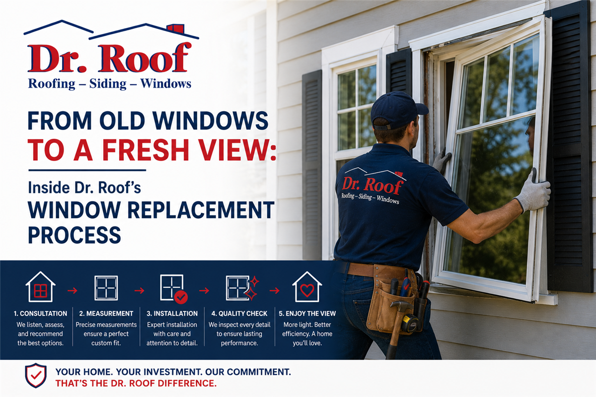 From Old Windows to a Fresh View: Inside Dr. Roof’s Window Replacement Process