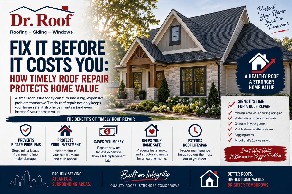 Fix It Before It Costs You: How Timely Roof Repair Protects Home Value
