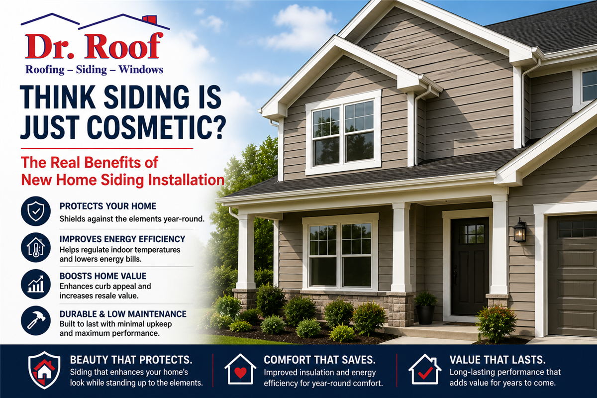 Think Siding Is Just Cosmetic? The Real Benefits of New Home Siding Installation