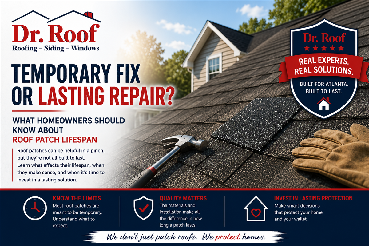 Temporary Fix or Lasting Repair? What Homeowners Should Know About Roof Patch Lifespan