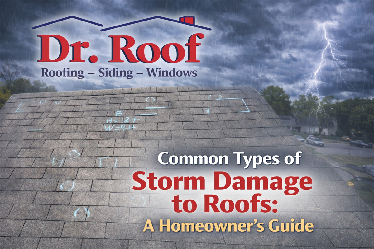 Common Types of Storm Damage to Roofs: A Homeowner's Guide