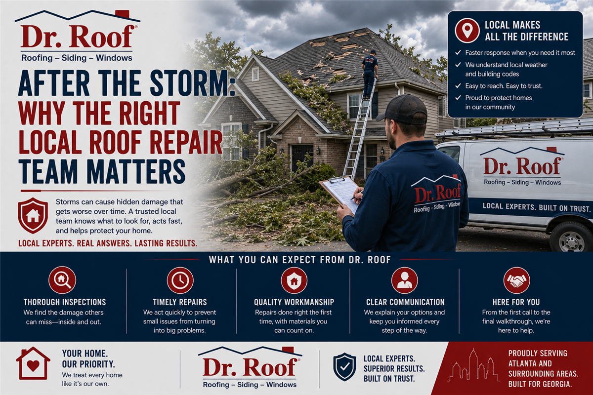 After the Storm: Why the Right Local Roof Repair Team Matters