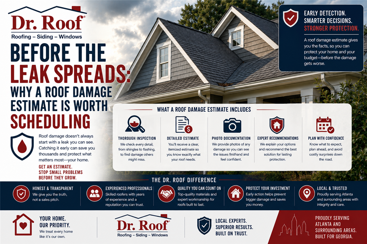 Before the Leak Spreads: Why a Roof Damage Estimate Is Worth Scheduling