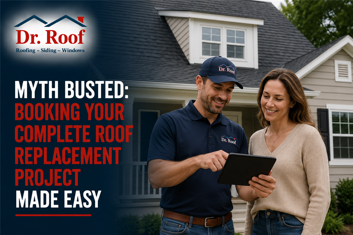 Myth Busted: Booking Your Complete Roof Replacement Project Made Easy