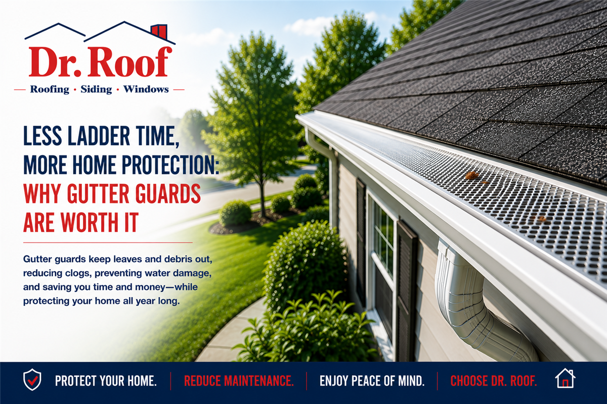 Less Ladder Time, More Home Protection: Why Gutter Guards Are Worth It