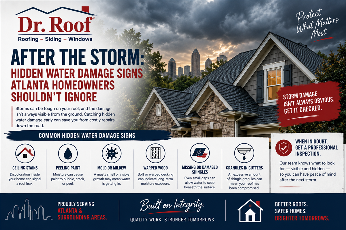 After the Storm: Hidden Water Damage Signs Atlanta Homeowners Shouldn’t Ignore