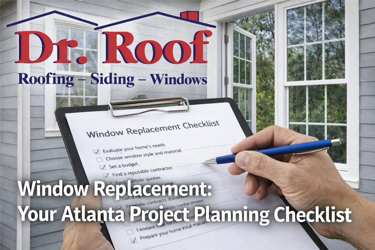 Window Replacement: Your Atlanta Project Planning Checklist
