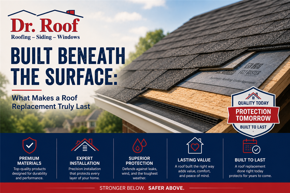 Built Beneath the Surface: What Makes a Roof Replacement Truly Last
