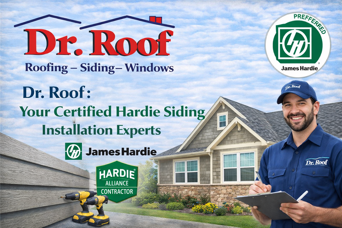 Dr. Roof: Your Certified Hardie Siding Installation Experts