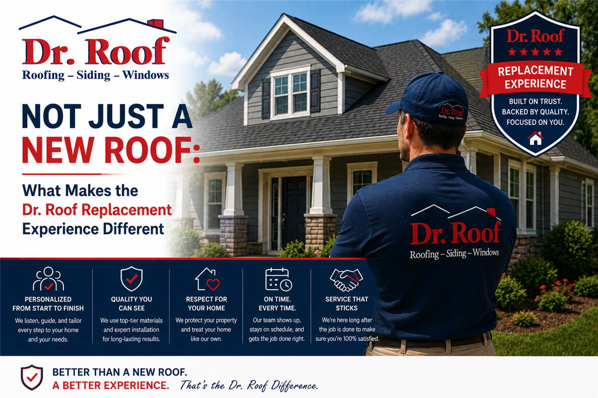 Not Just a New Roof: What Makes the Dr. Roof Replacement Experience Different
