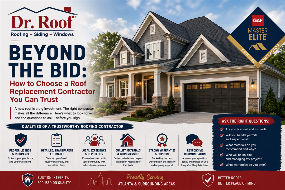 Beyond the Bid: How to Choose a Roof Replacement Contractor You Can Trust