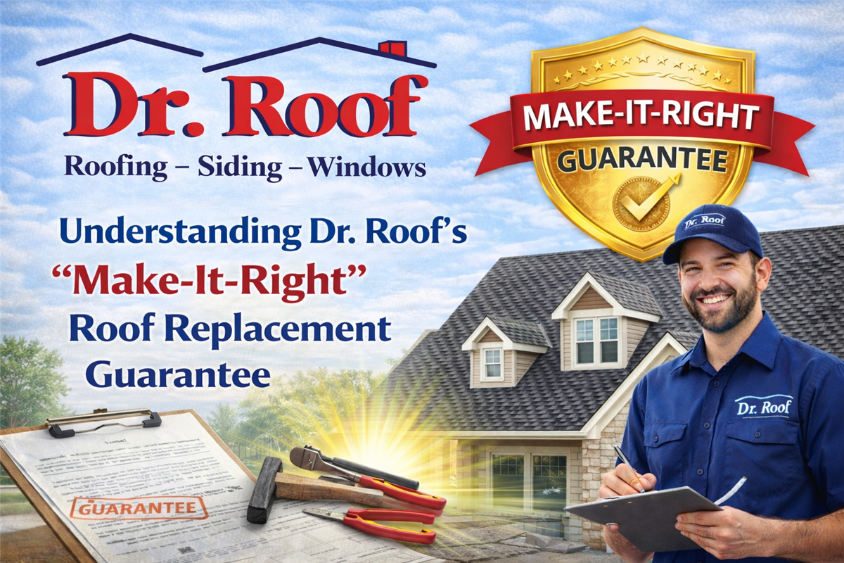 Understanding Dr. Roof's "Make-It-Right" Roof Replacement Guarantee
