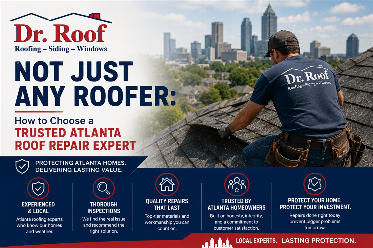 Not Just Any Roofer: How to Choose a Trusted Atlanta Roof Repair Expert