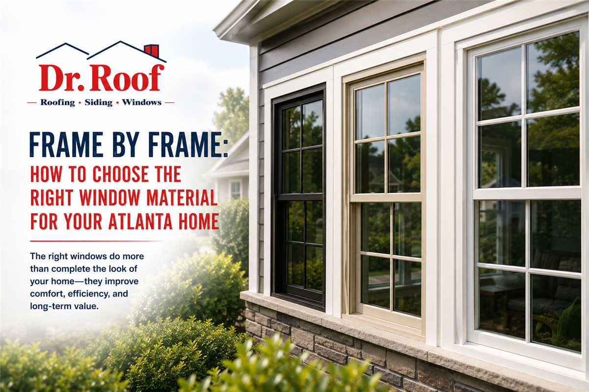 Frame by Frame: How to Choose the Right Window Material for Your Atlanta Home