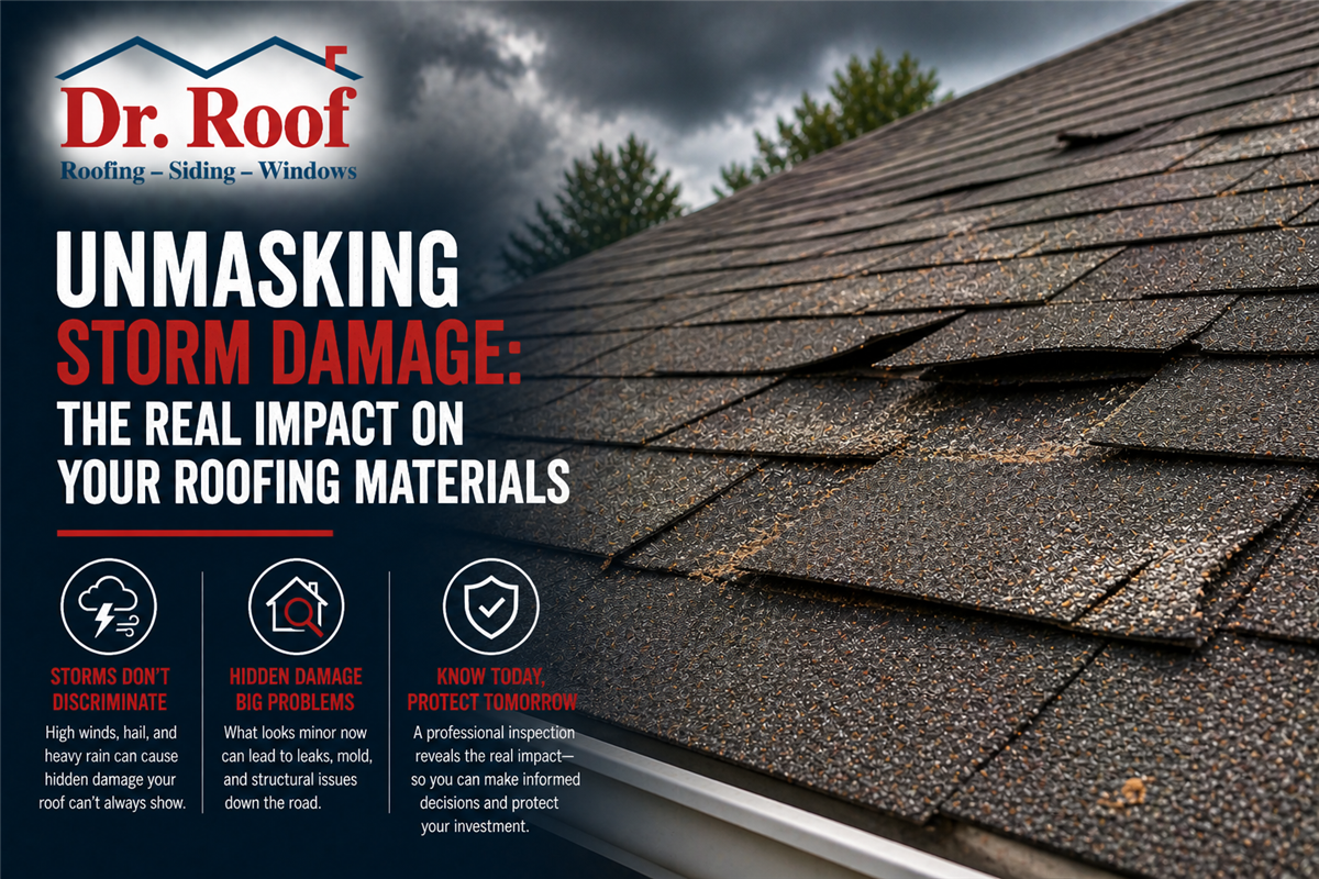 Unmasking Storm Damage: The Real Impact on Your Roofing Materials