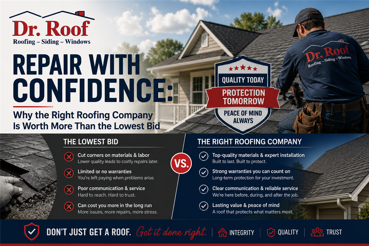 Repair With Confidence: Why the Right Roofing Company Is Worth More Than the Lowest Bid