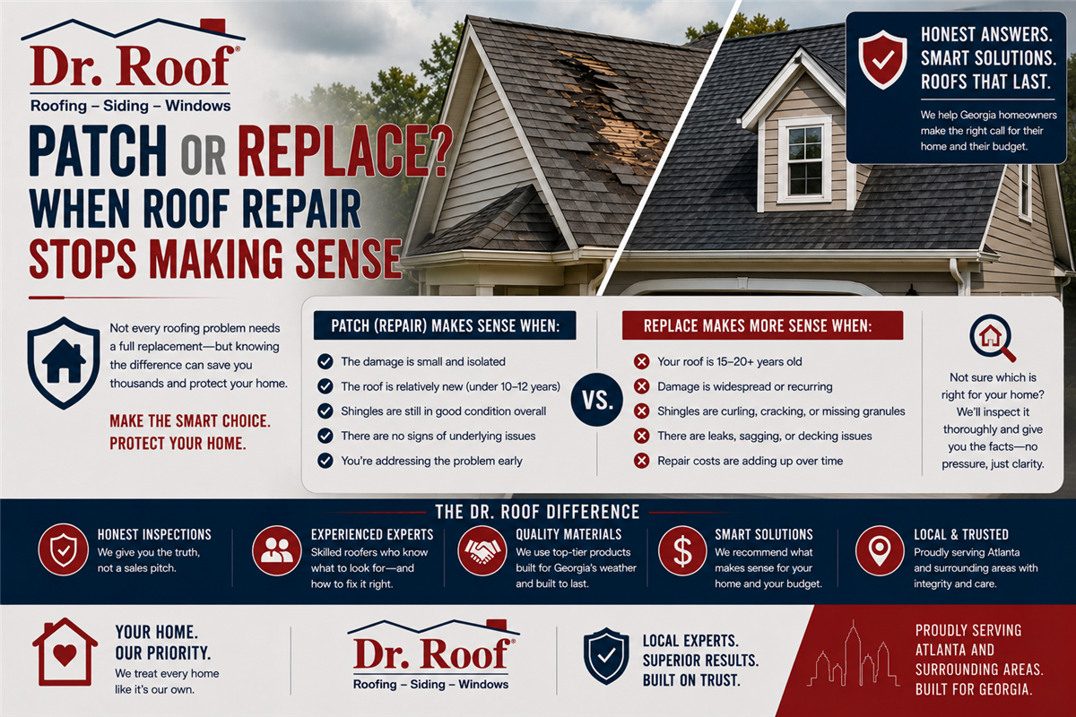 Patch or Replace? When Roof Repair Stops Making Sense