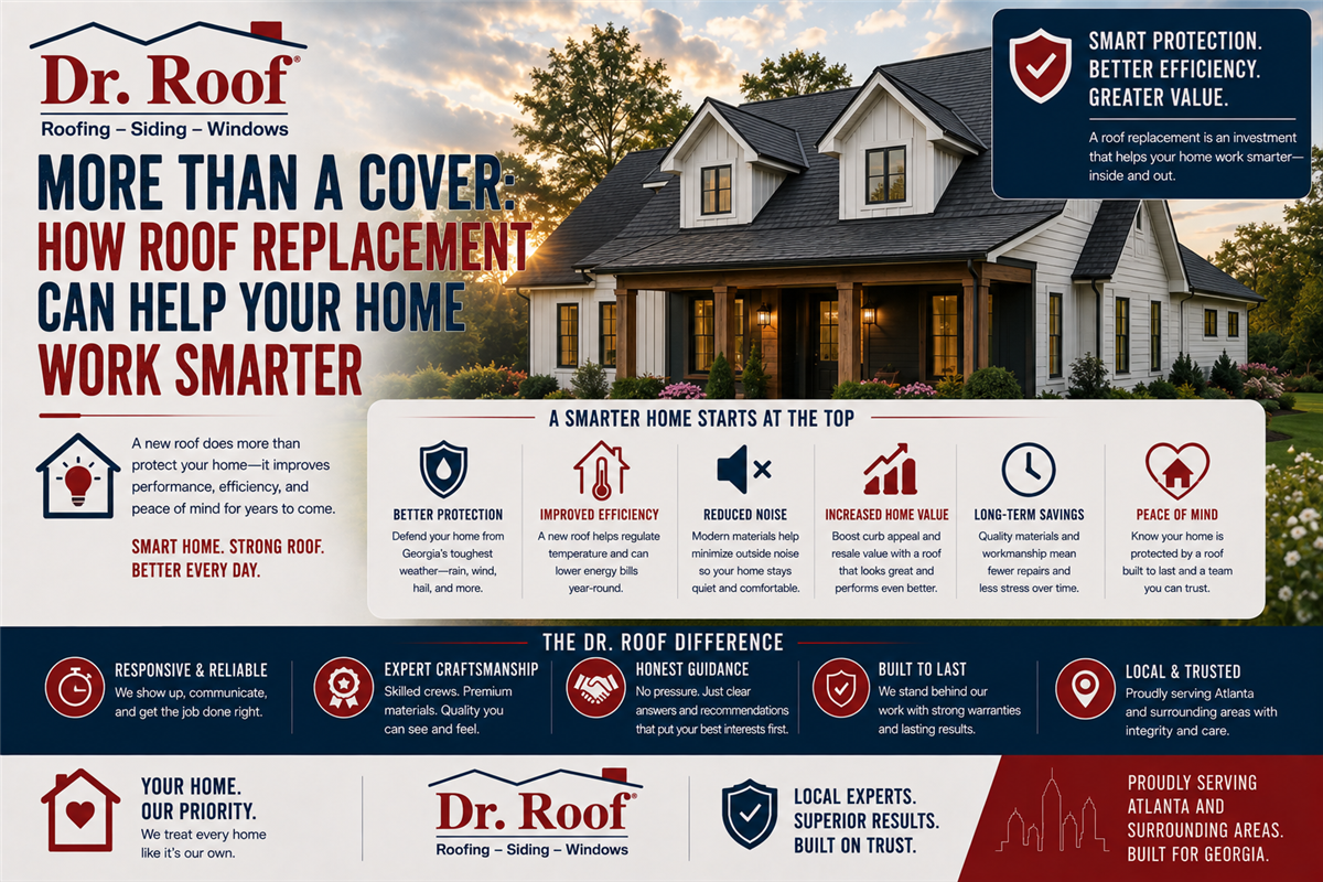 More Than a Cover: How Roof Replacement Can Help Your Home Work Smarter