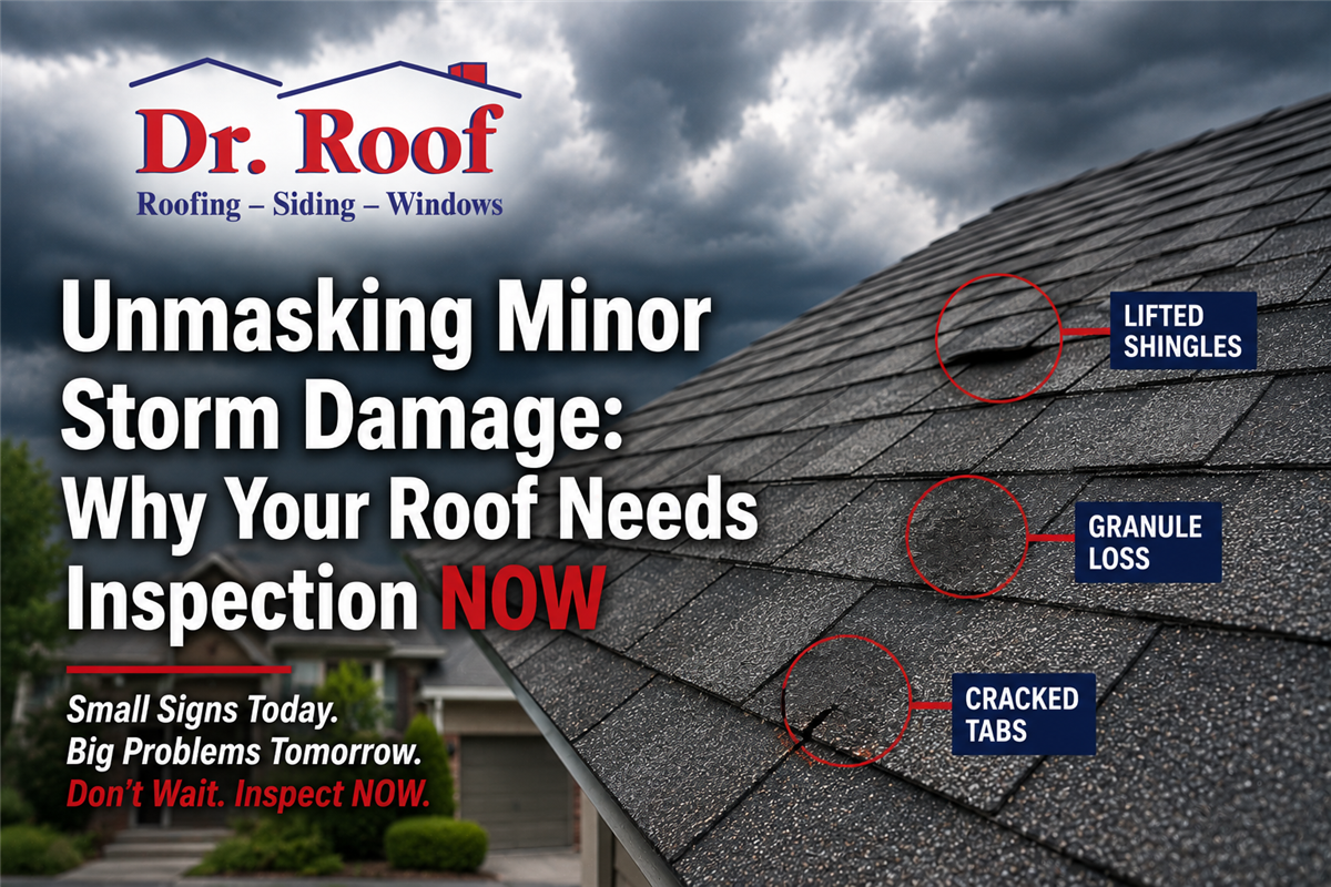 Unmasking Minor Storm Damage: Why Your Roof Needs Inspection NOW