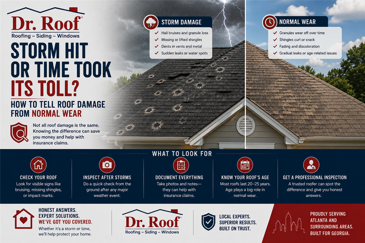 Storm Hit or Time Took Its Toll? How to Tell Roof Damage From Normal Wear
