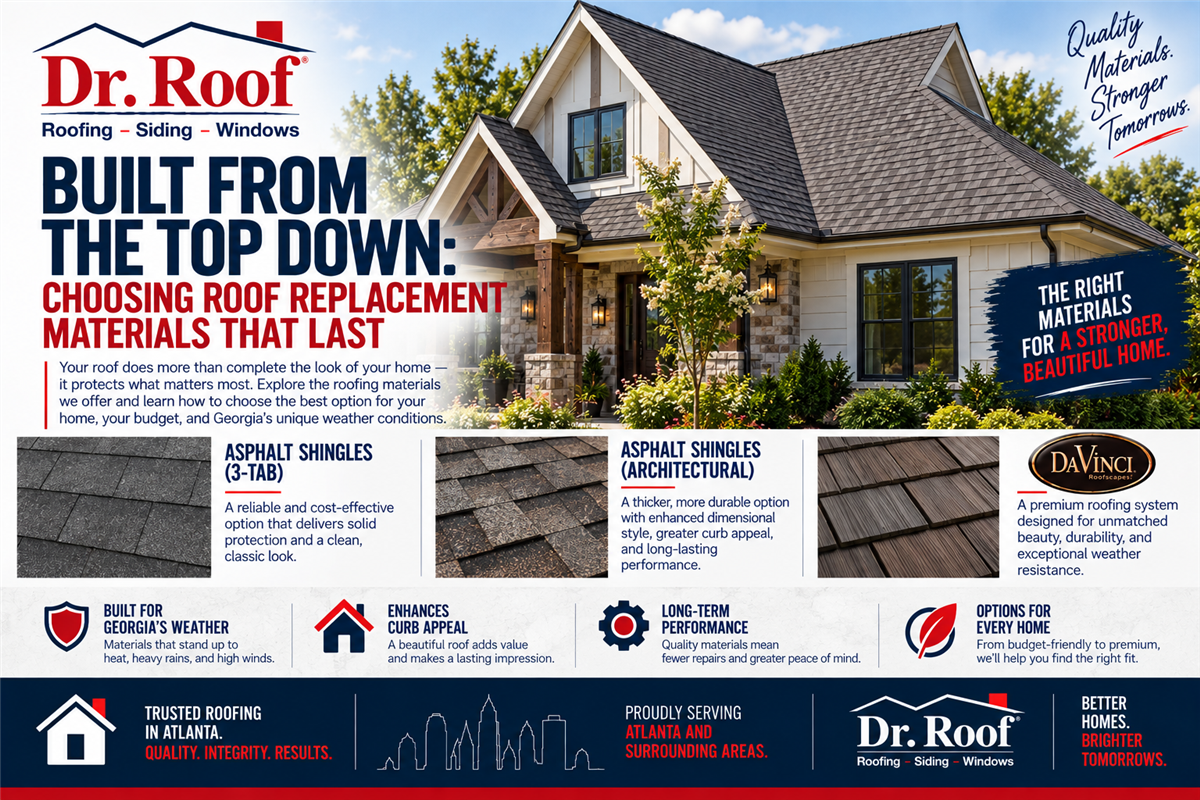 Built From the Top Down: Choosing Roof Replacement Materials That Last