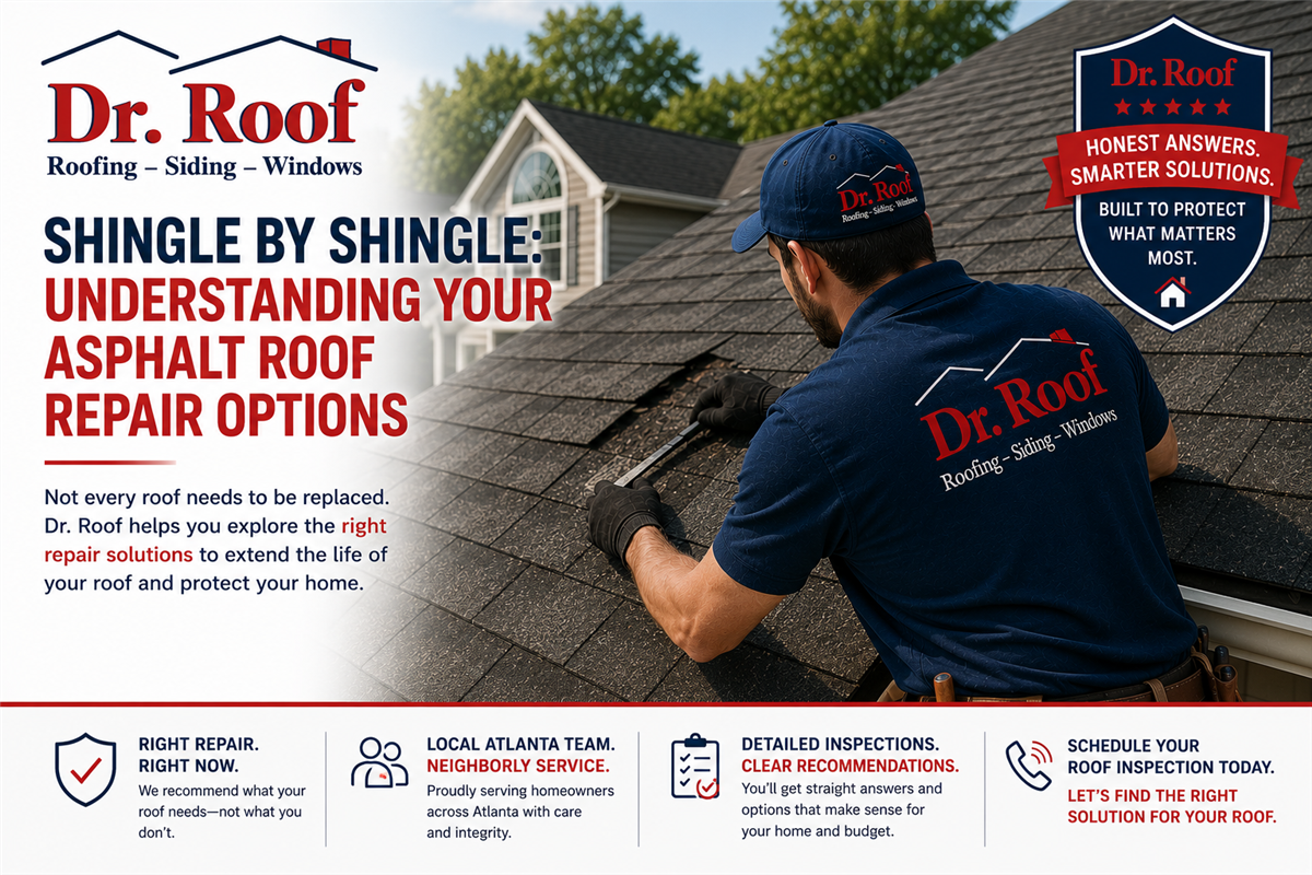Shingle by Shingle: Understanding Your Asphalt Roof Repair Options