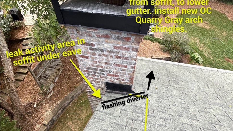 Roof Repair Project in Marietta, Georgia by Dr. Roof