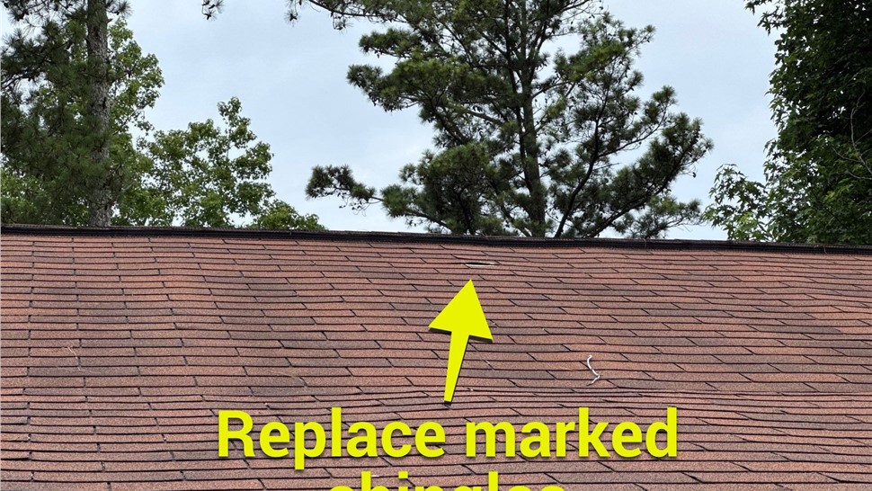 Roof Repair Project in Powder Springs, Georgia by Dr. Roof
