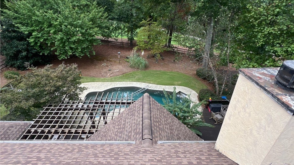 Roof Replacement Project in Roswell, Georgia by Dr. Roof