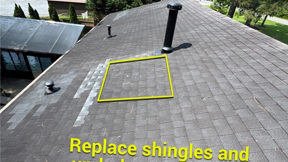 Roof Repair Project in Woodstock, Georgia by Dr. Roof