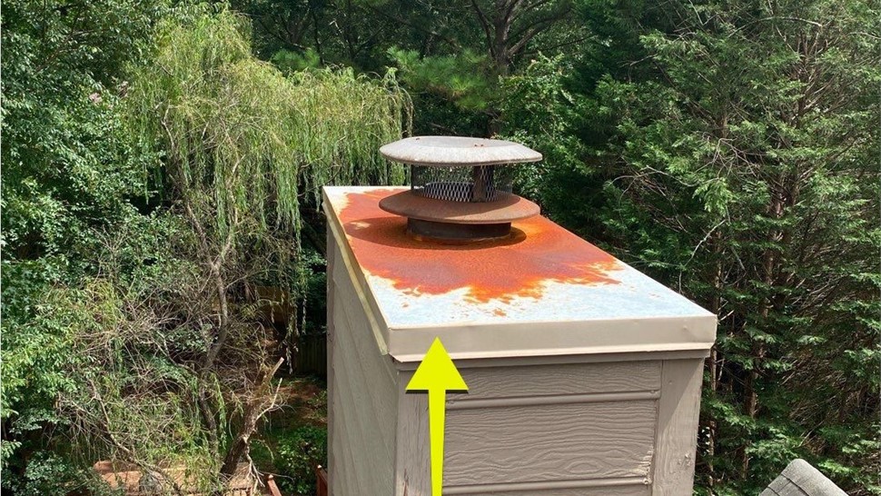 Chimney Protection, Siding Project in Decatur, GA by Dr. Roof