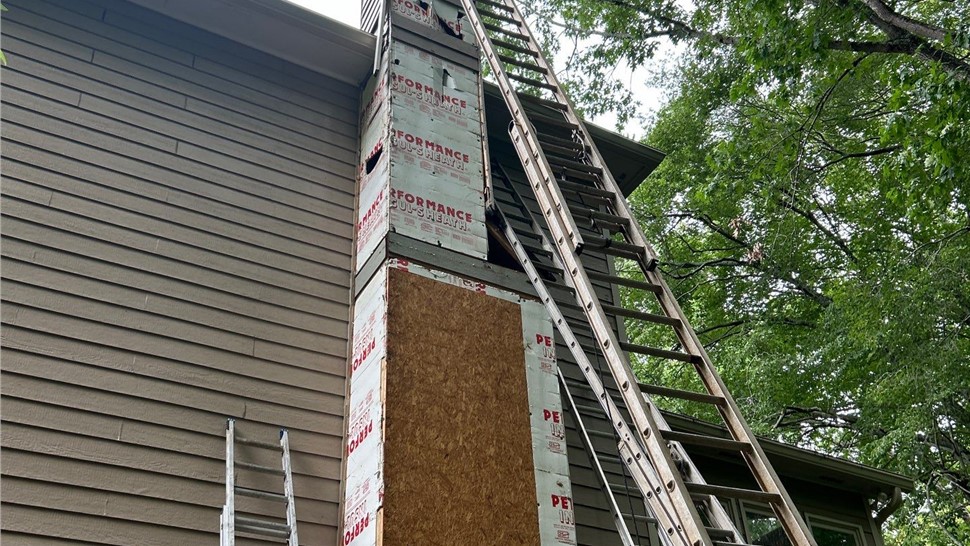 Gutters, Siding Project in Kennesaw, GA by Dr. Roof