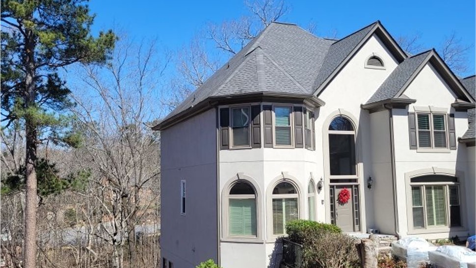 Gutters, Roofing Project in Alpharetta, GA by Dr. Roof