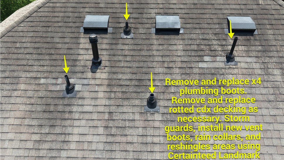 Roof Repair Project in Marietta, Georgia by Dr. Roof