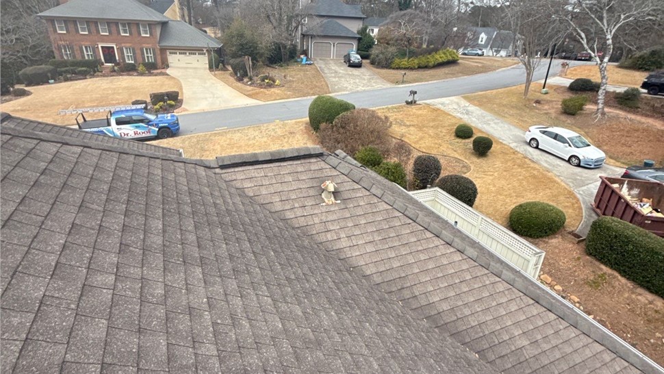 Roof Replacement Project in Roswell, Georgia by Dr. Roof