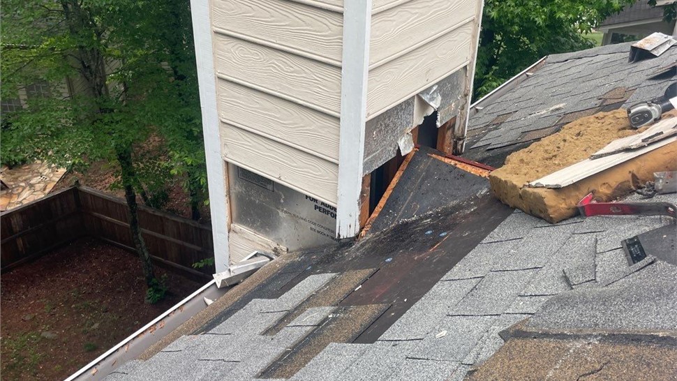 Roof Repair Project in Alpharetta, Georgia by Dr. Roof