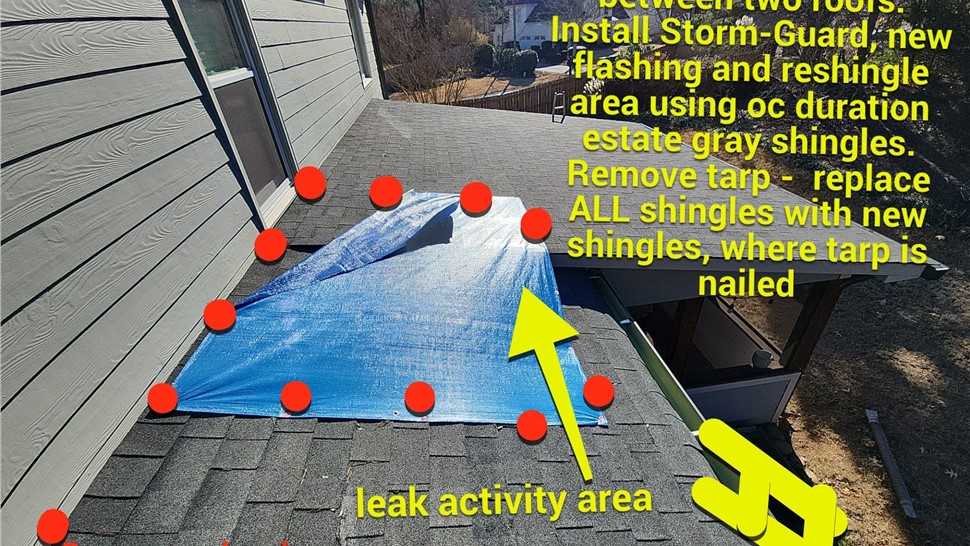 Roof Repair Project in Acworth, GA by Dr. Roof