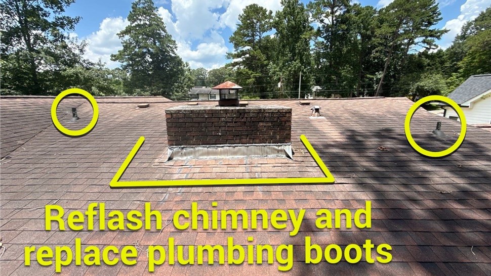 Roof Repair Project in Sugar Hill, Georgia by Dr. Roof