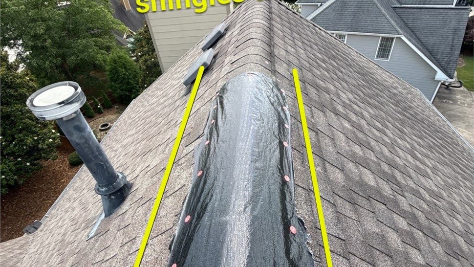 Roof Repair Project in Cumming, Georgia by Dr. Roof