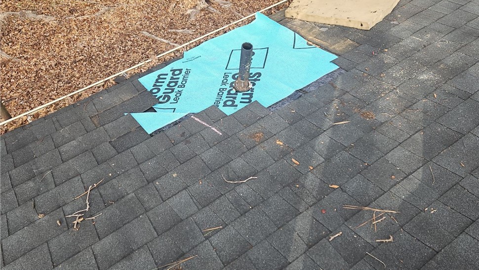 Roof Repair Project in Austell, GA by Dr. Roof