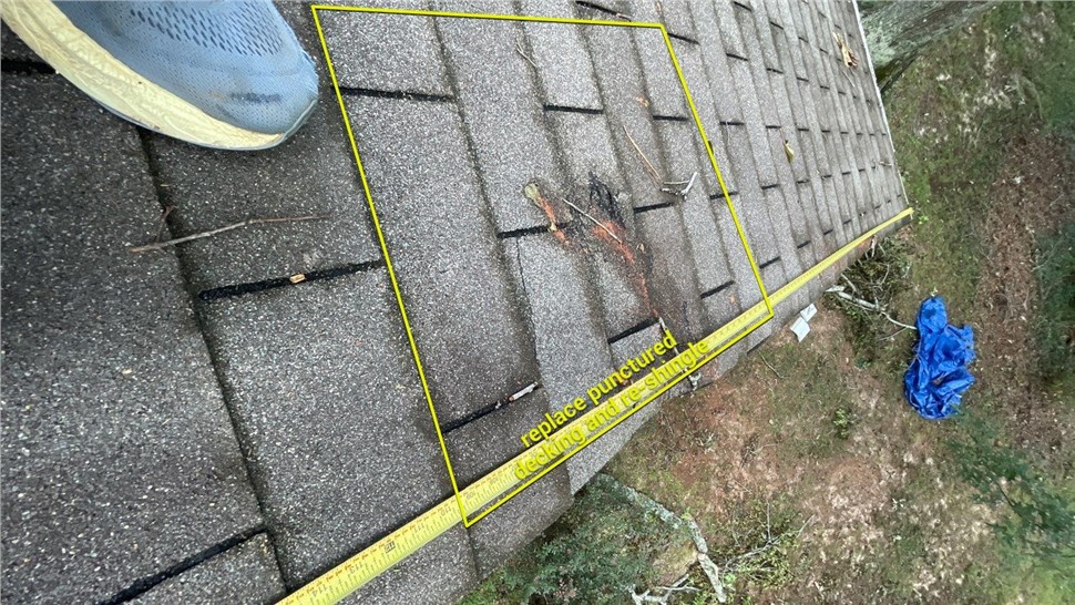 Roof Repair Project in Hampton, Georgia by Dr. Roof