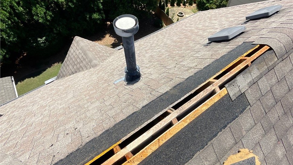 Roof Repair Project in Cumming, Georgia by Dr. Roof