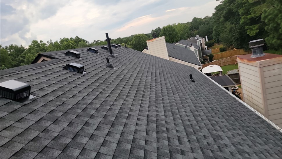 Roof Replacement Project in Woodstock, Georgia by Dr. Roof