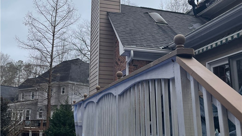 Roofing, Storm Damage Project in Roswell, GA by Dr. Roof