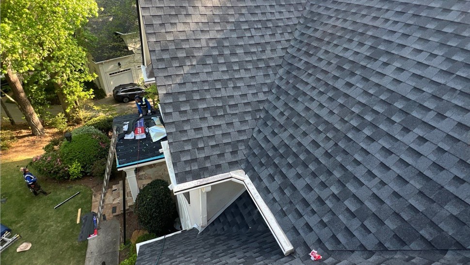 Roof Replacement Project in Alpharetta, Georgia by Dr. Roof